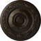 Ekena Millwork Neuveau Ceiling Medallion (Fits Canopies up to 6 3/8"), Hand-Painted Stone Hearth, 24 1/4"OD x 2"P CM24NASHF - alternate 1